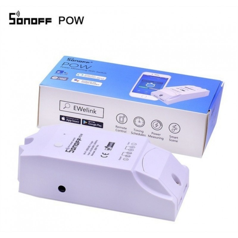Sonoff Pow R2 Medidor Consumo De Energia Wifi Automação